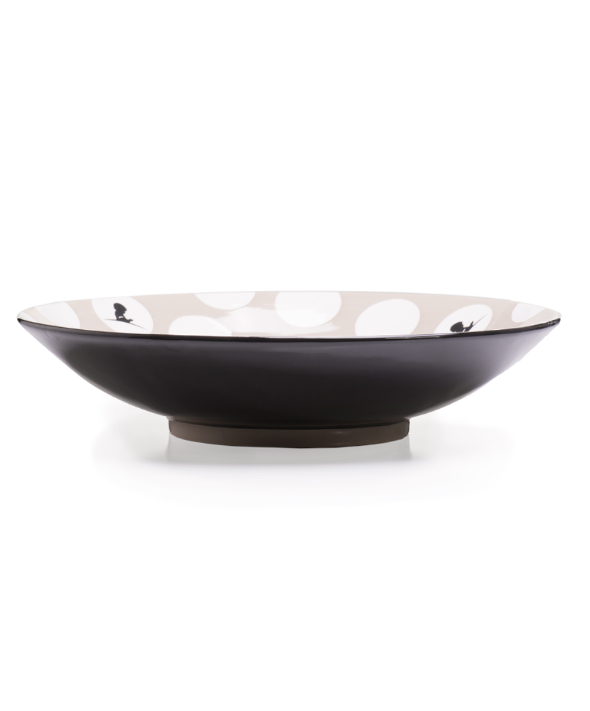 Polka Dot Pasta Bowl